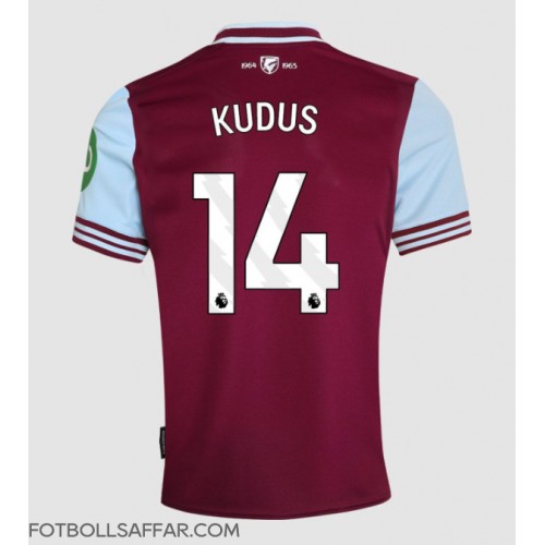 West Ham United Mohammed Kudus #14 Hemmatröja 2024-25 Kortärmad